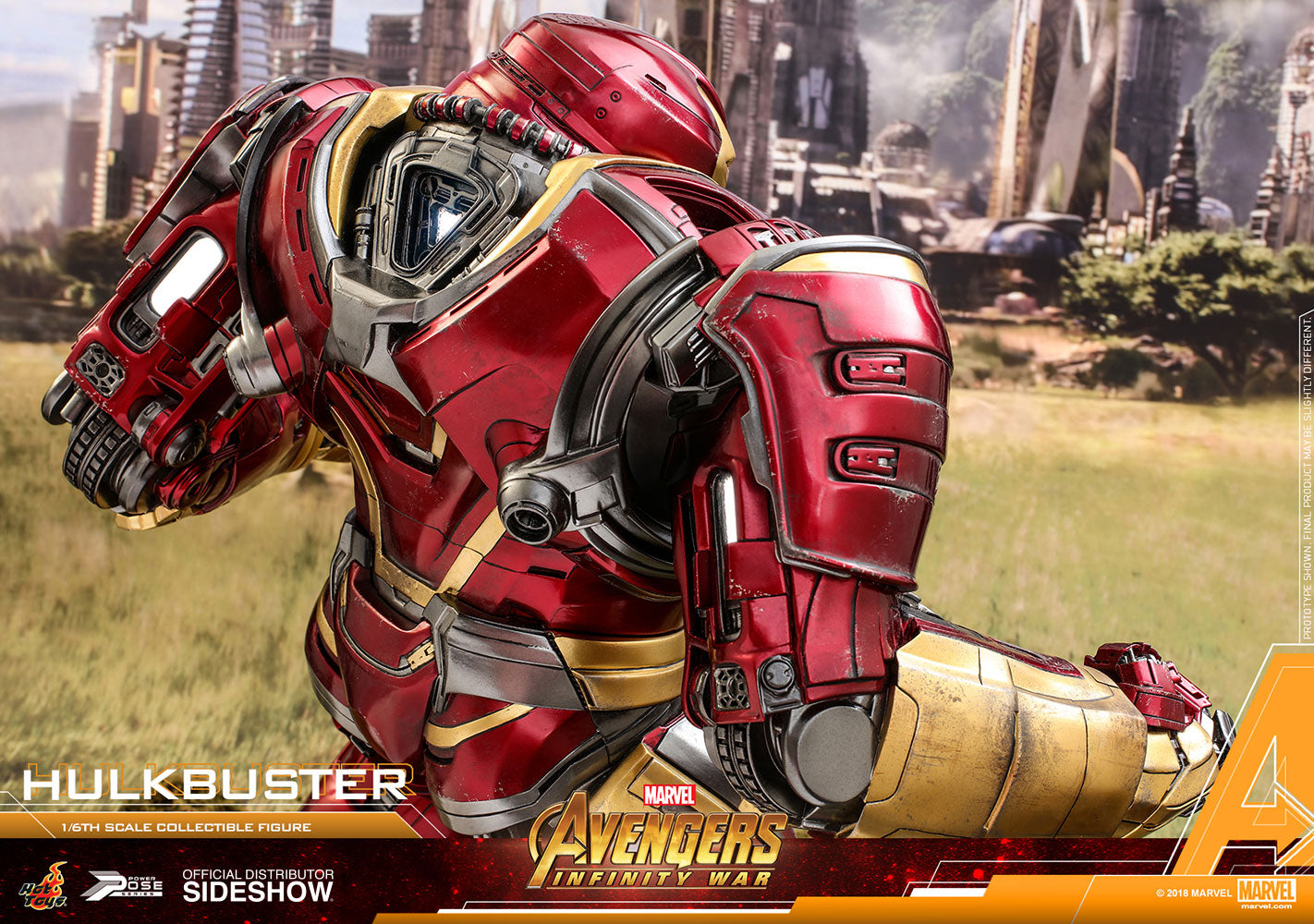 HOT TOYS - Marvel - Avengers Infinity War - Hulkbuster - Power Pose Series 1:6 Action Doll