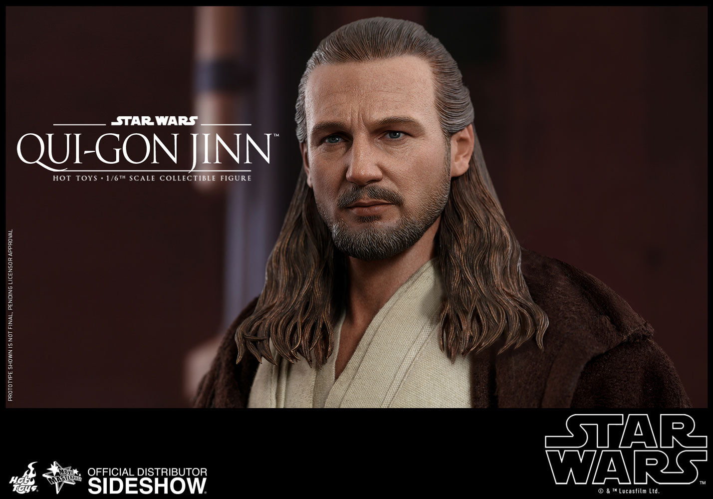 Star Wars Sideshow Qui Gon popular Jinn 1/6