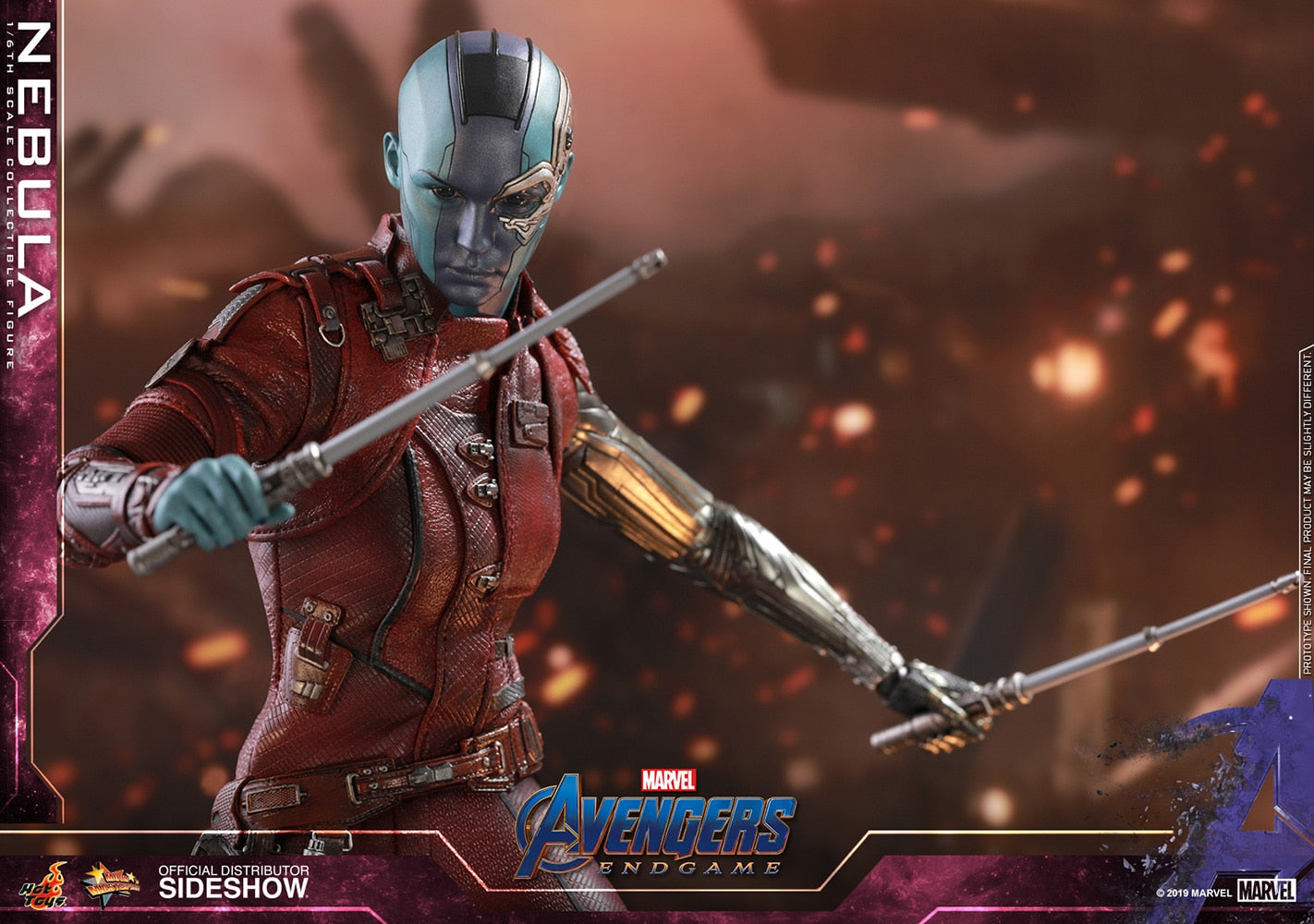 HOT TOYS - Marvel - Avengers Endgame - Nebula - Movie Masterpiece 1:6 Action Doll MMS534