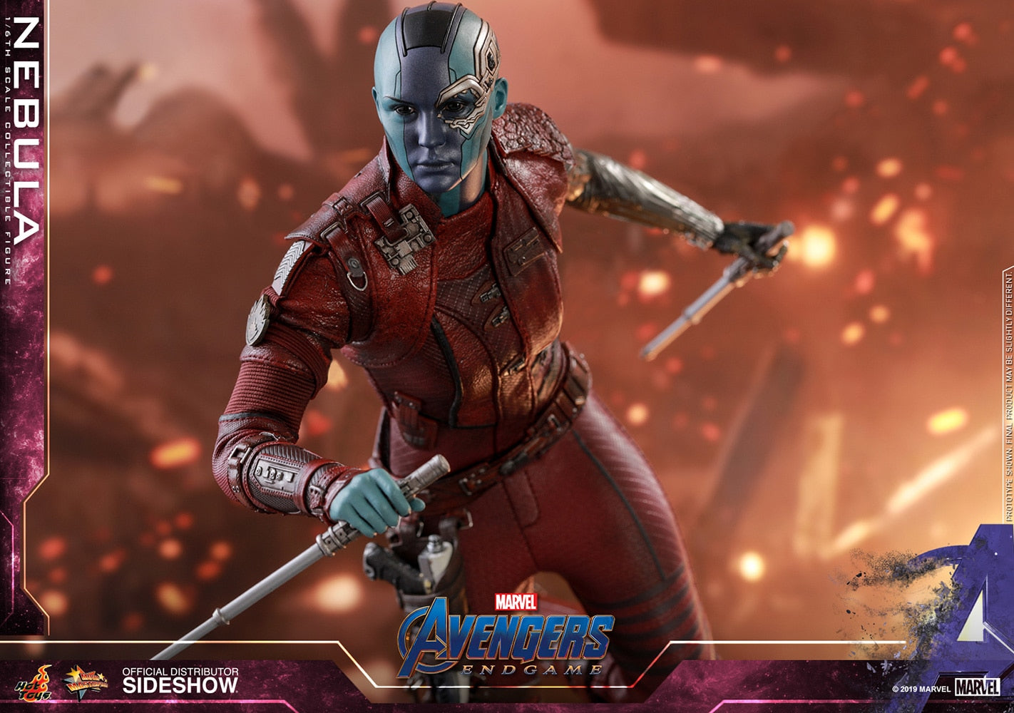 HOT TOYS - Marvel - Avengers Endgame - Nebula - Movie Masterpiece 1:6 Action Doll MMS534