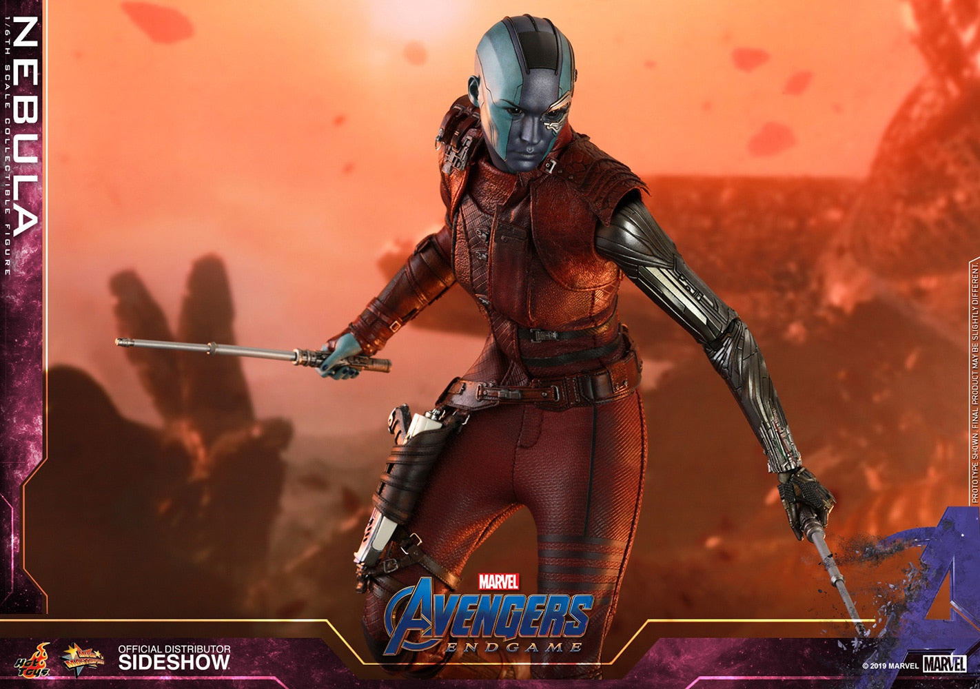 HOT TOYS - Marvel - Avengers Endgame - Nebula - Movie Masterpiece 1:6 Action Doll MMS534