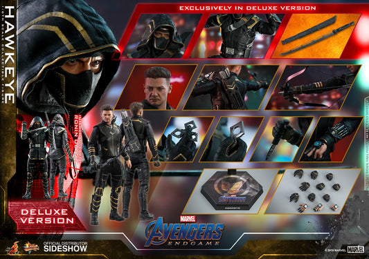 HOT TOYS - Marvel - Avengers Endgame - Hawkeye DeLuxe - Movie Masterpiece 1:6 Action Doll