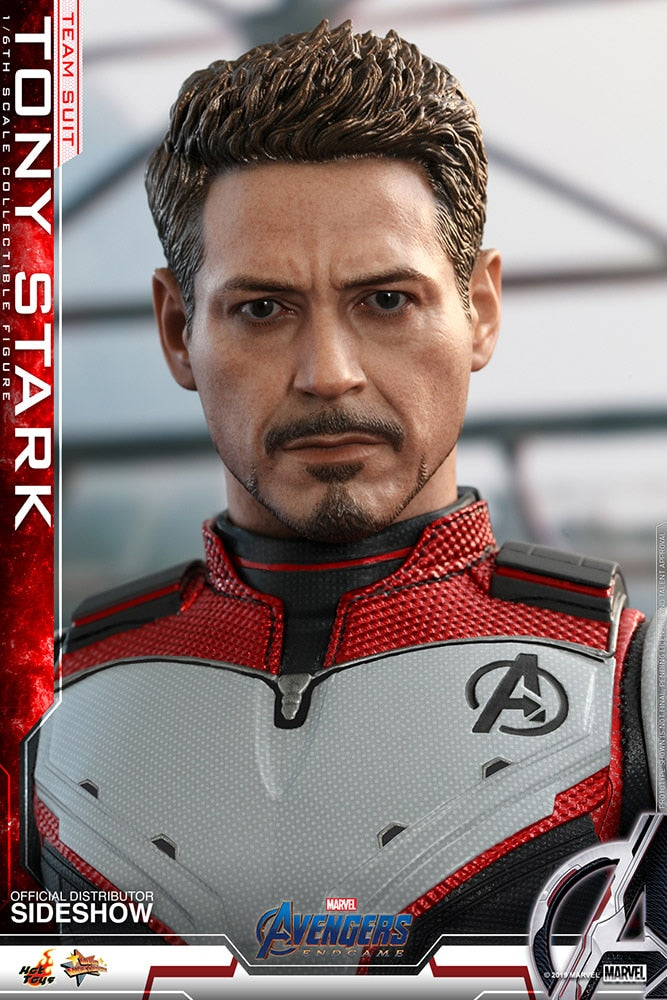 HOT TOYS - Marvel - Avengers Endgame - Team Suit Tony Stark - Movie Masterpiece 1:6 Action Doll MMS537