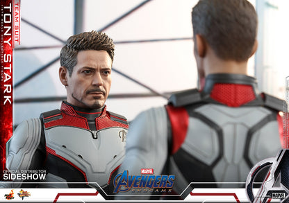 HOT TOYS - Marvel - Avengers Endgame - Team Suit Tony Stark - Movie Masterpiece 1:6 Action Doll MMS537