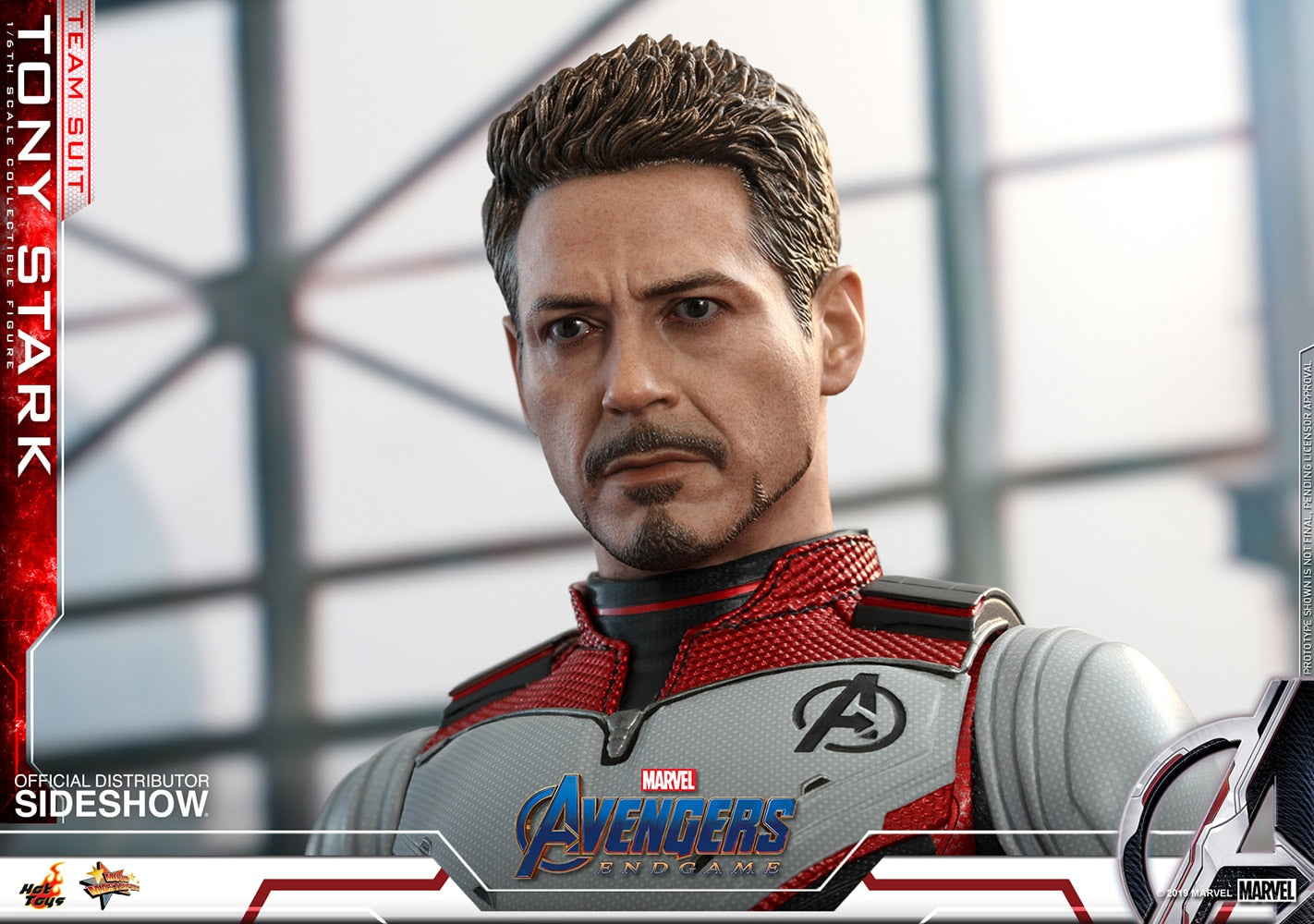 HOT TOYS - Marvel - Avengers Endgame - Team Suit Tony Stark - Movie Masterpiece 1:6 Action Doll MMS537