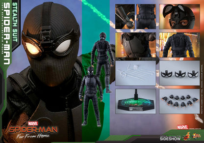 HOT TOYS - Marvel - Spider-Man Far from Home - Stealth Suit Spider-Man - 1:6 Action Doll MMS540