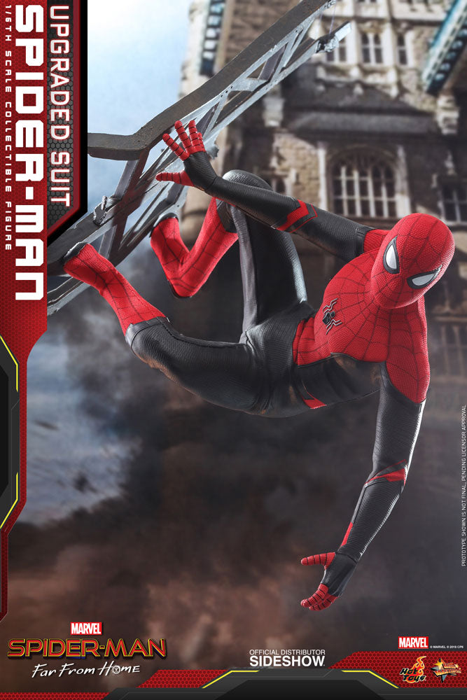 HOT TOYS - Marvel - Spider-Man Far from Home - Upgraded Suit Spider-Man 1:6 Action Doll MMS542