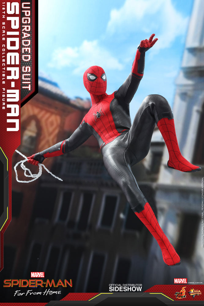 HOT TOYS - Marvel - Spider-Man Far from Home - Upgraded Suit Spider-Man 1:6 Action Doll MMS542