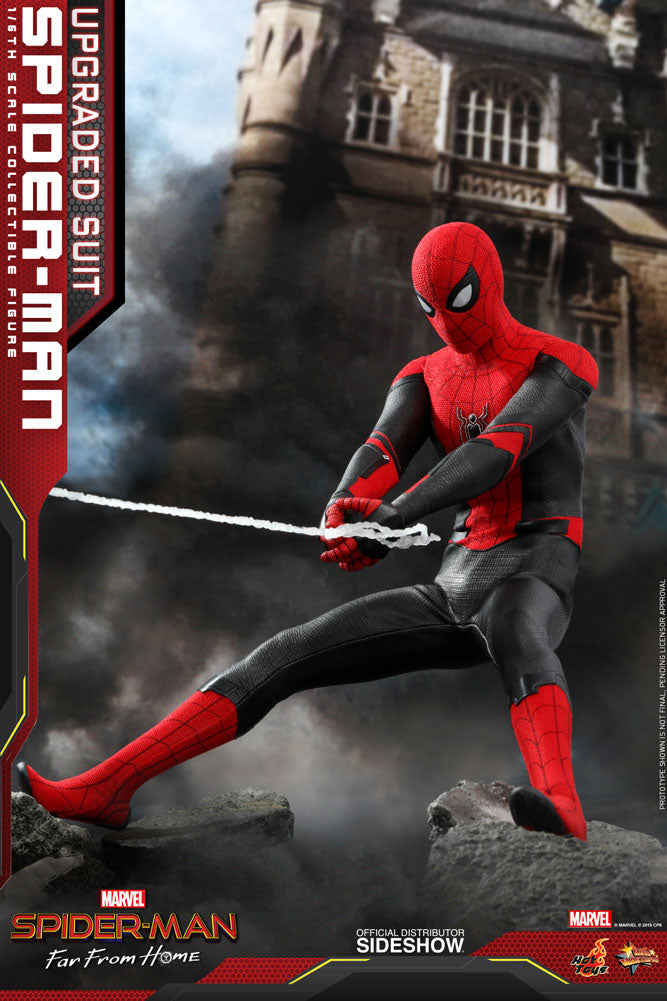 HOT TOYS - Marvel - Spider-Man Far from Home - Upgraded Suit Spider-Man 1:6 Action Doll MMS542