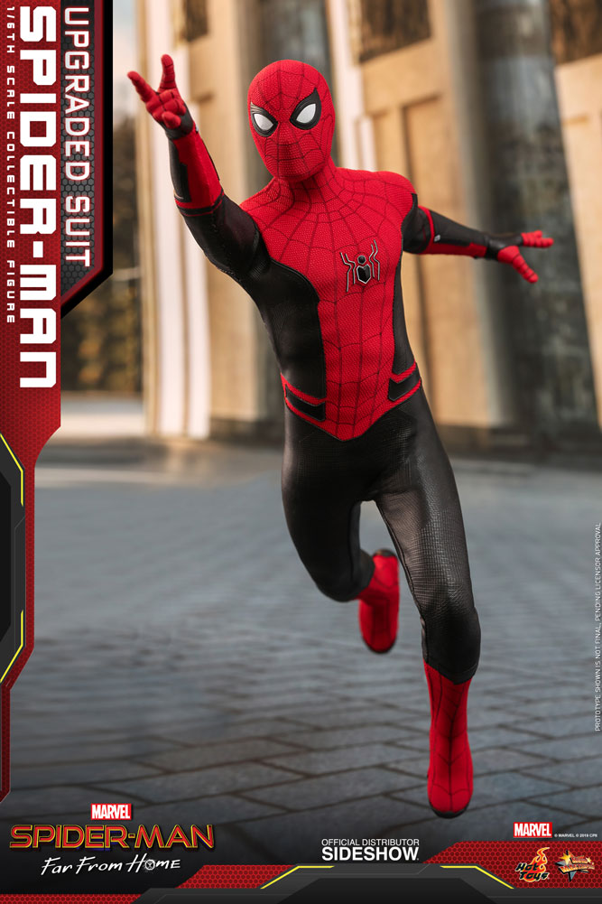 HOT TOYS - Marvel - Spider-Man Far from Home - Upgraded Suit Spider-Man 1:6 Action Doll MMS542