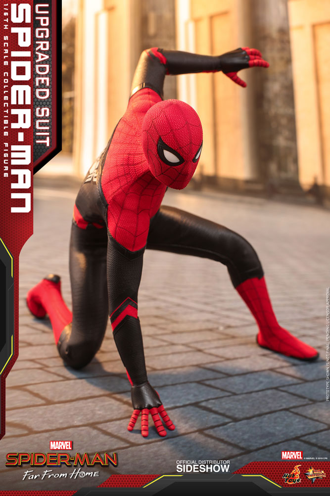 HOT TOYS - Marvel - Spider-Man Far from Home - Upgraded Suit Spider-Man 1:6 Action Doll MMS542