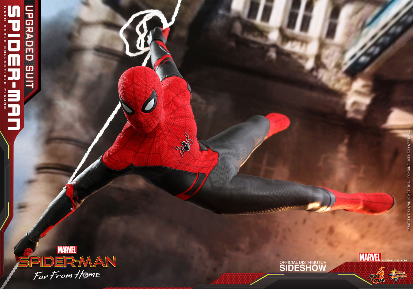 HOT TOYS - Marvel - Spider-Man Far from Home - Upgraded Suit Spider-Man 1:6 Action Doll MMS542