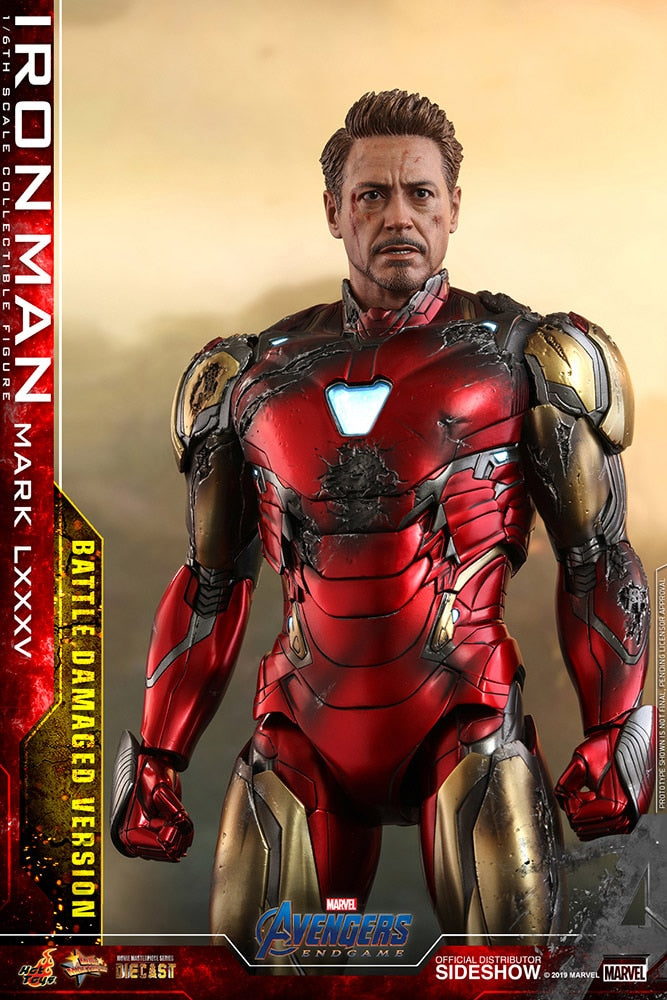 HOT TOYS - Marvel - Iron Man Mark LXXXV (Battle Damaged Ver) - Die Cast 1:6 Action Doll MMS543-D33