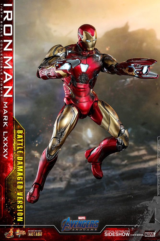 HOT TOYS - Marvel - Iron Man Mark LXXXV (Battle Damaged Ver) - Die Cast 1:6 Action Doll MMS543-D33