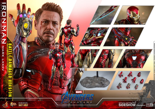 HOT TOYS - Marvel - Iron Man Mark LXXXV (Battle Damaged Ver) - Die Cast 1:6 Action Doll MMS543-D33