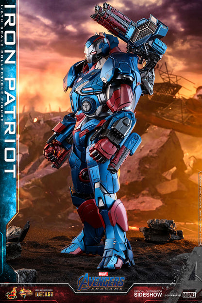 HOT TOYS - Marvel - Avengers Endgame - Iron Patriot - Die Cast Movie Masterpiece 1:6 Action Doll MMS547 - D34