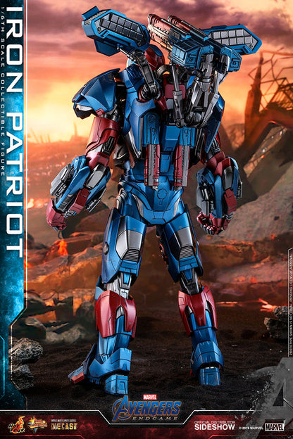 HOT TOYS - Marvel - Avengers Endgame - Iron Patriot - Die Cast Movie Masterpiece 1:6 Action Doll MMS547 - D34