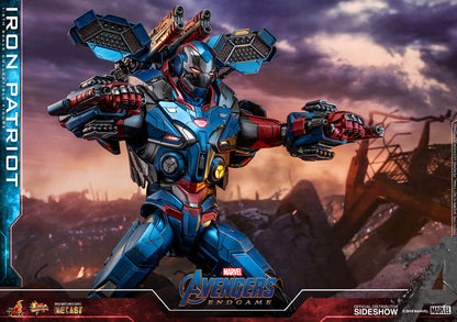 HOT TOYS - Marvel - Avengers Endgame - Iron Patriot - Die Cast Movie Masterpiece 1:6 Action Doll MMS547 - D34