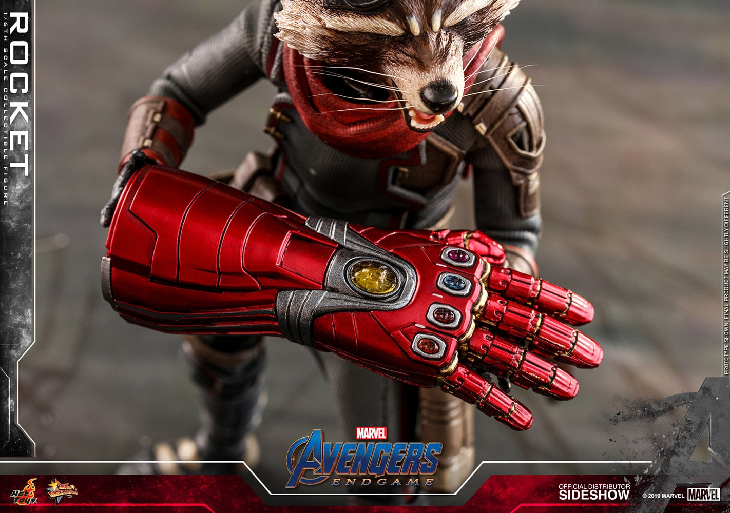 HOT TOYS Marvel Avengers Endgame Rocket Movie Masterpiece 1 6 Animetoys