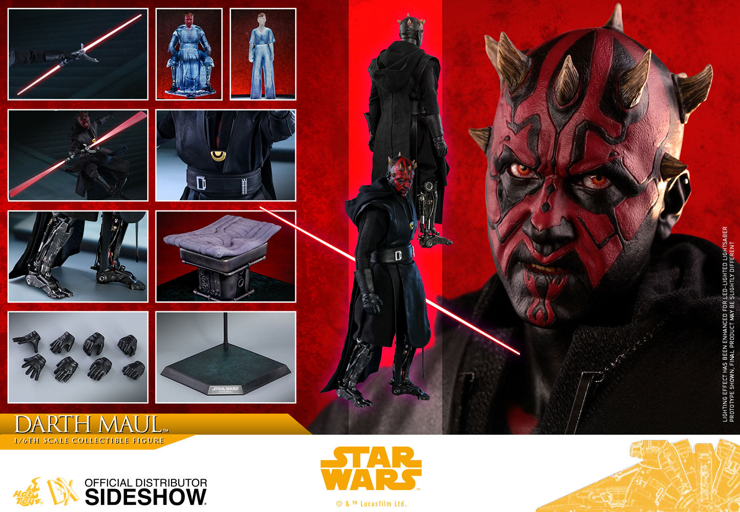 HOT TOYS - Star Wars Solo A Star Wars Story - Darth Maul - 1:6 Action Doll DX18