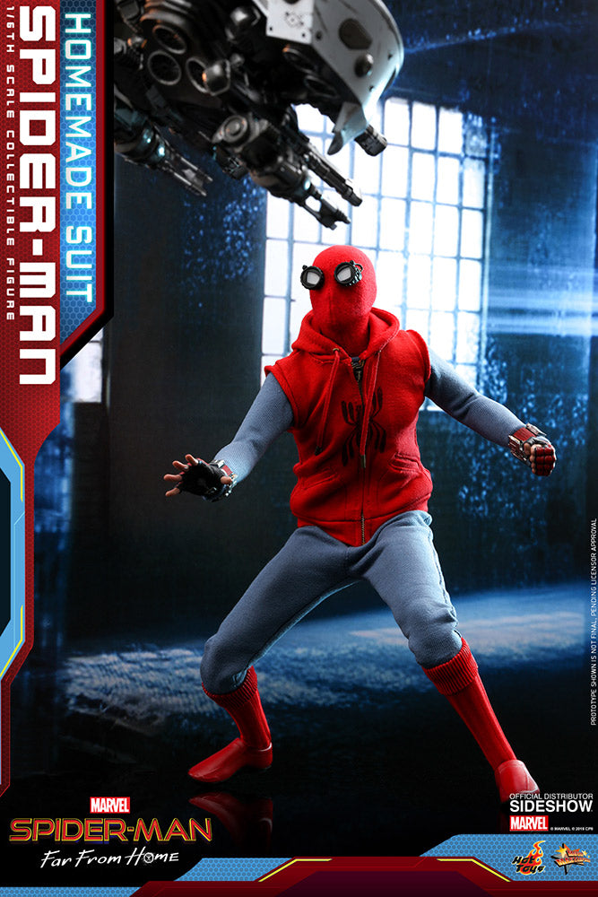 HOT TOYS - Marvel - Spider-Man Far from Home Homemade Suit 1:6 Action Doll MMS552