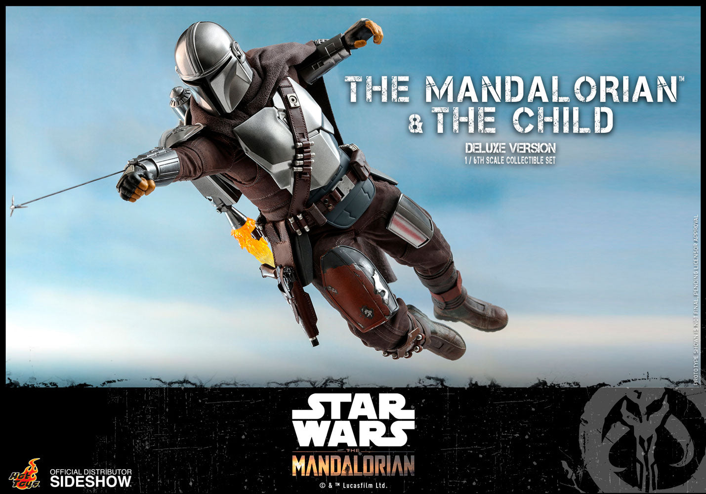HOT TOYS - Star Wars The Mandalorian and The Child - 1:6 Action Doll Set TMS014
