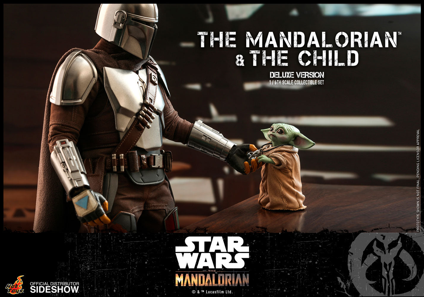 HOT TOYS - Star Wars The Mandalorian and The Child - 1:6 Action Doll Set TMS014