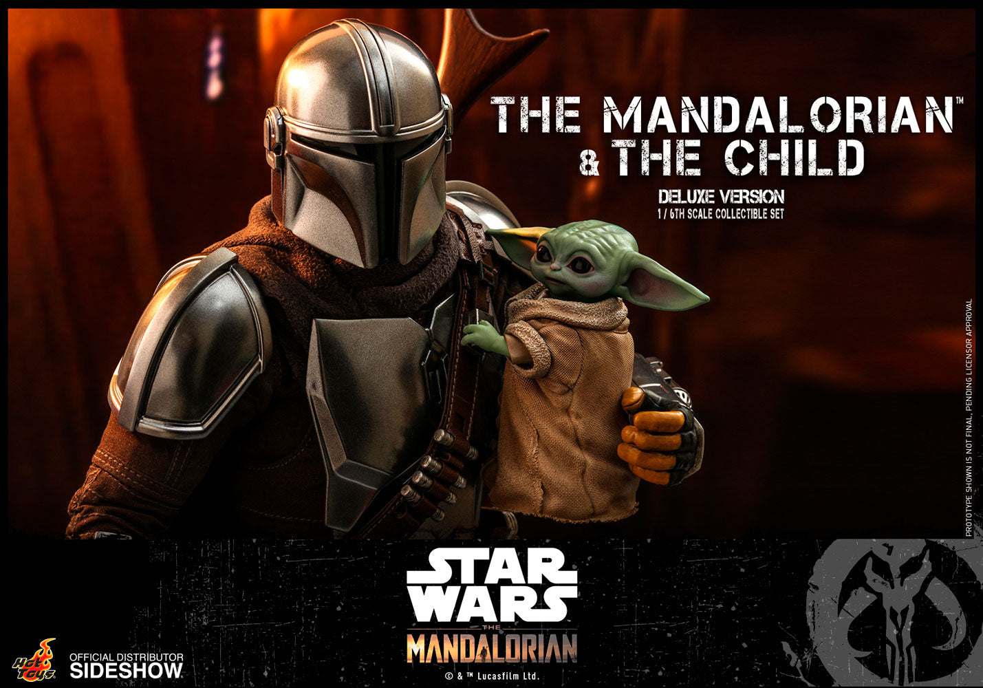 HOT TOYS - Star Wars The Mandalorian and The Child - 1:6 Action Doll Set TMS014