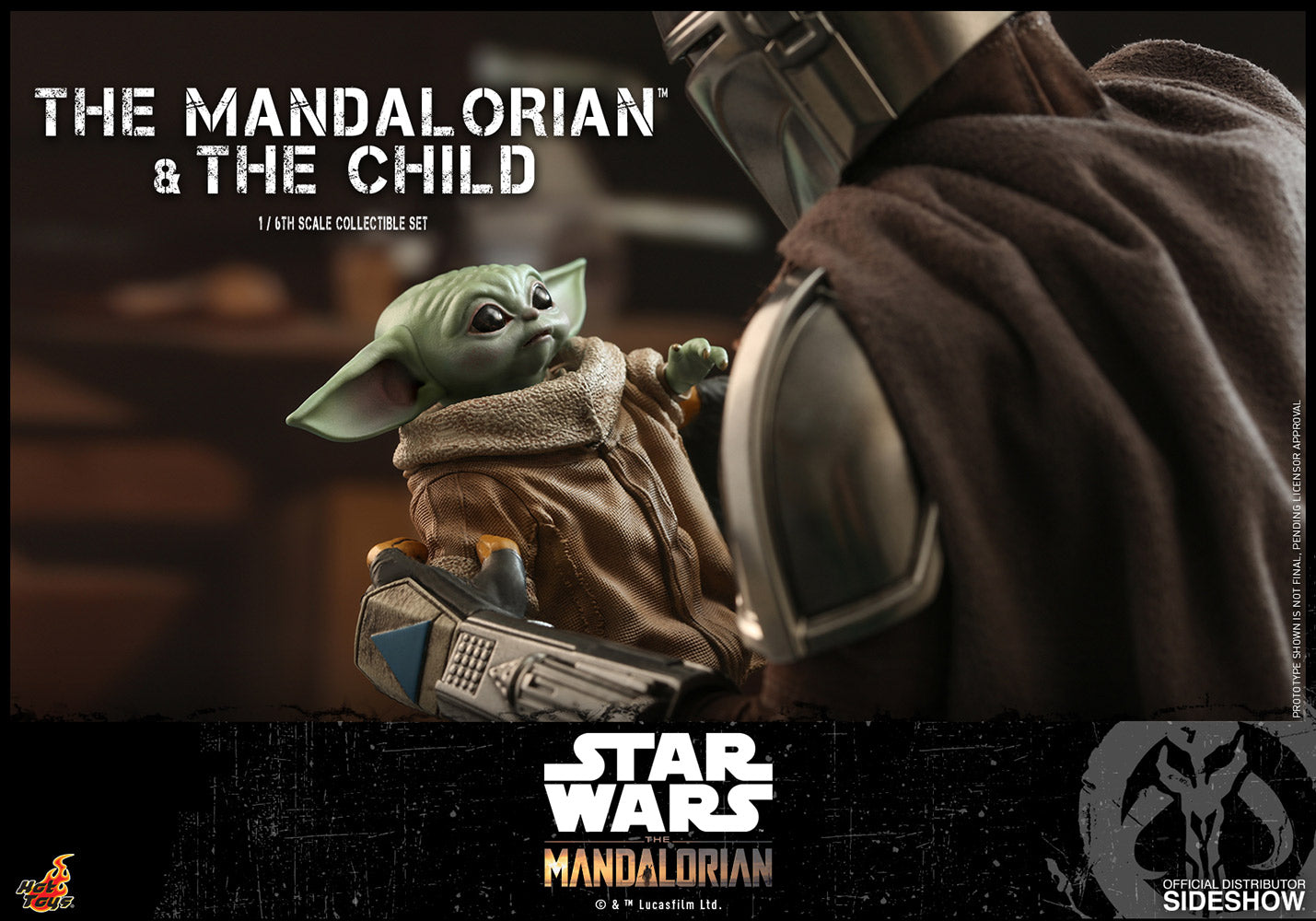 HOT TOYS - Star Wars The Mandalorian and The Child - 1:6 Action Doll Set TMS014