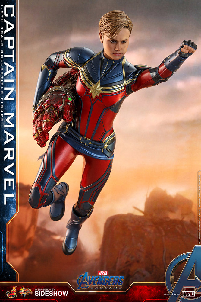 HOT TOYS - Marvel - Avengers Endgame - Captain Marvel 1:6 Action Doll MMS575