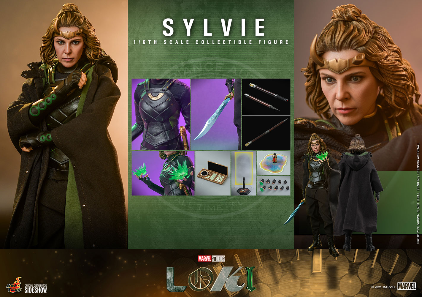 HOT TOYS - Marvel - Loki - Sylvie 1:6 Action Doll