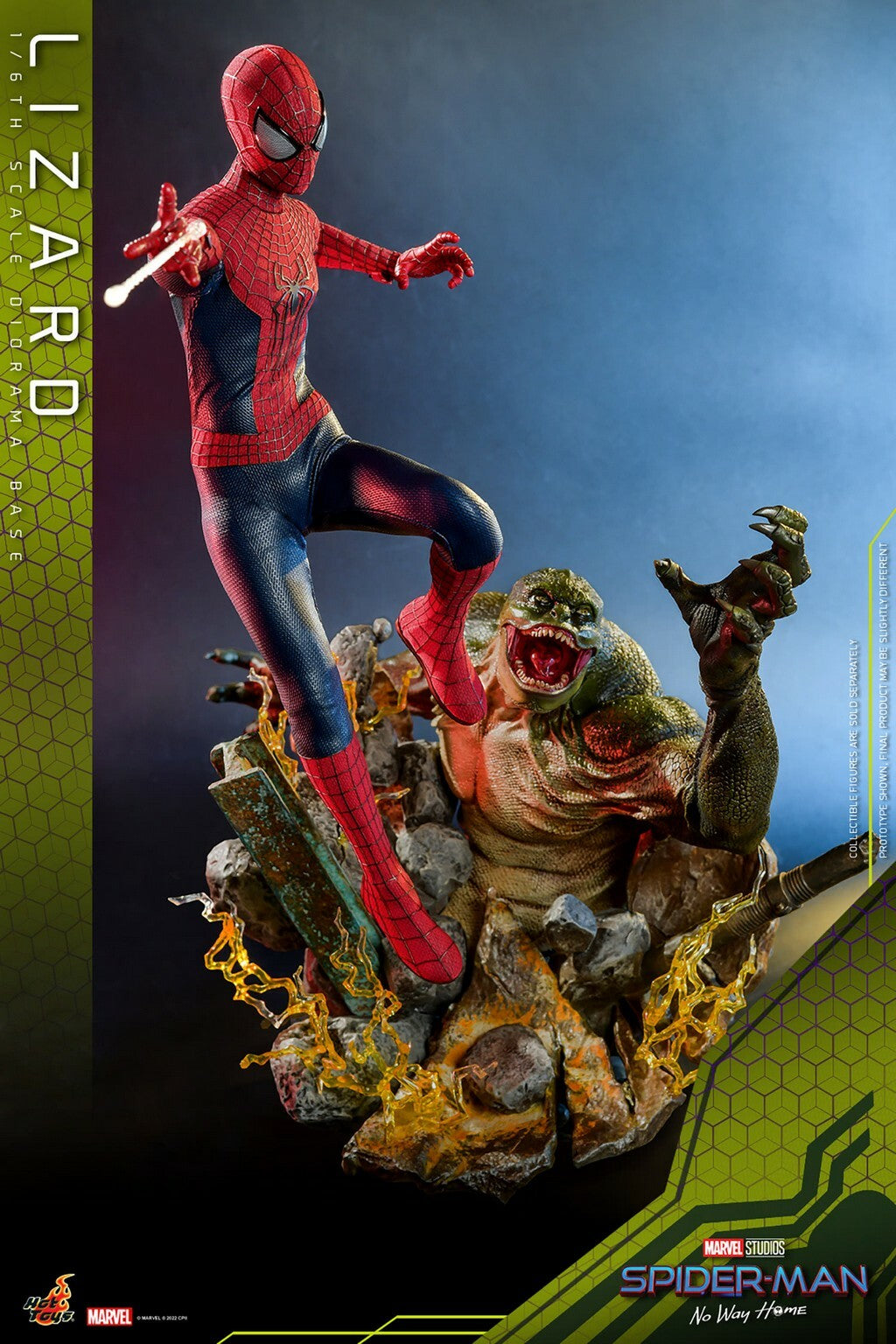 HOT TOYS - Marvel - Spider-Man No Way Home - Lizard Diorama Base 1:6 Action Doll Accessory