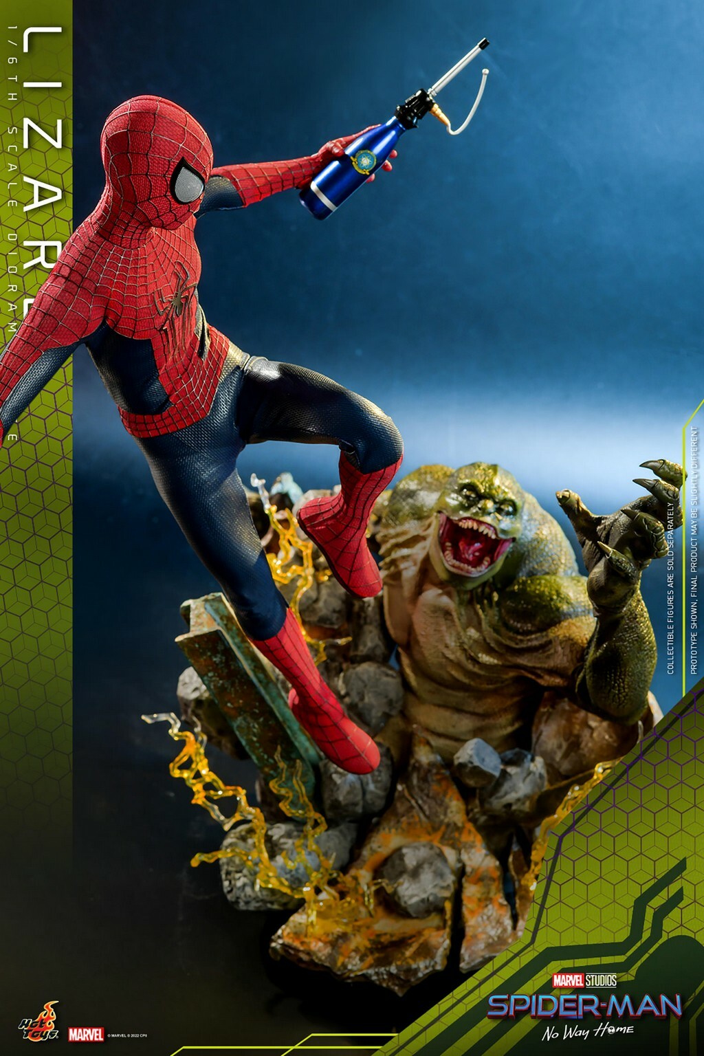 HOT TOYS - Marvel - Spider-Man No Way Home - Lizard Diorama Base 1:6 Action Doll Accessory