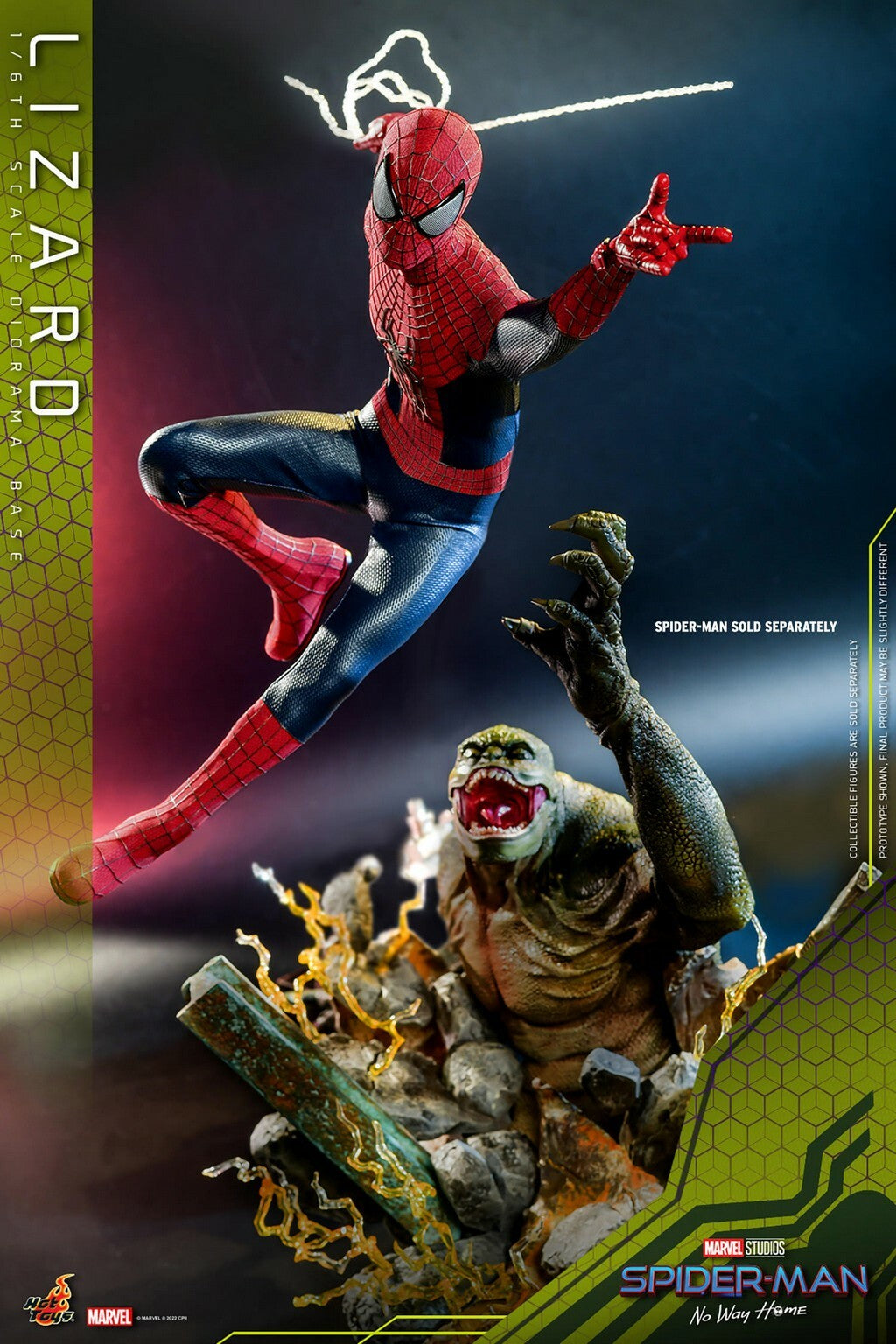 HOT TOYS - Marvel - Spider-Man No Way Home - Lizard Diorama Base 1:6 Action Doll Accessory