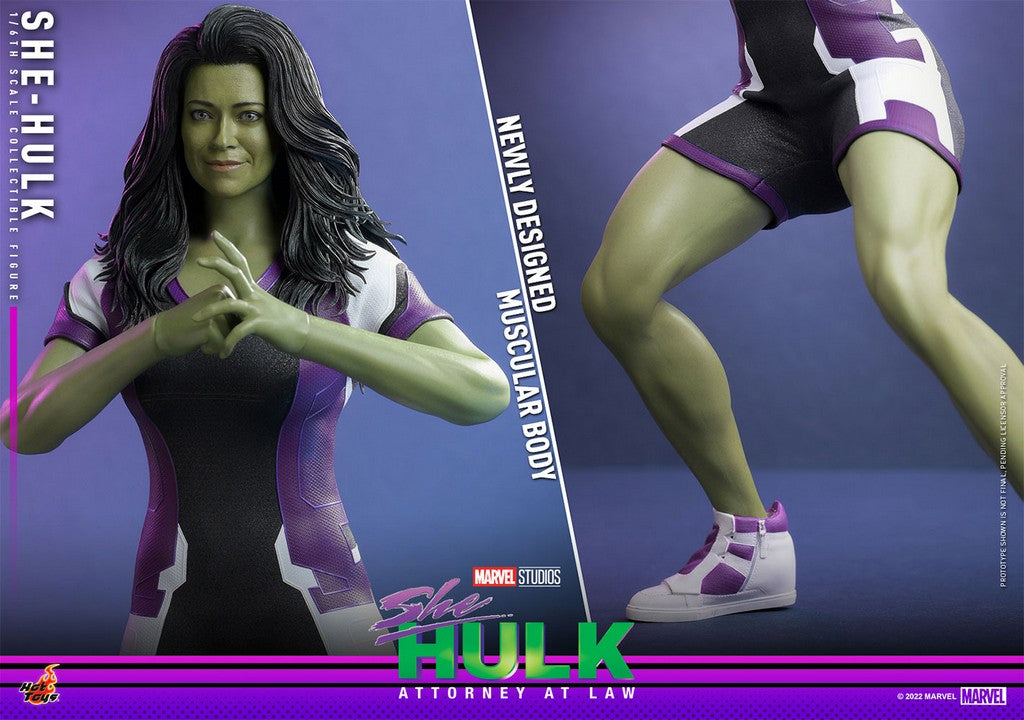 HOT TOYS - Marvel - She-Hulk Attorney at Law- She-Hulk 1:6 Action Doll TMS095