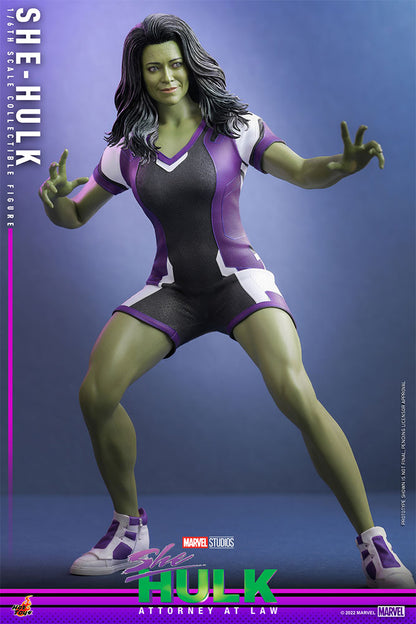 HOT TOYS - Marvel - She-Hulk Attorney at Law- She-Hulk 1:6 Action Doll TMS095