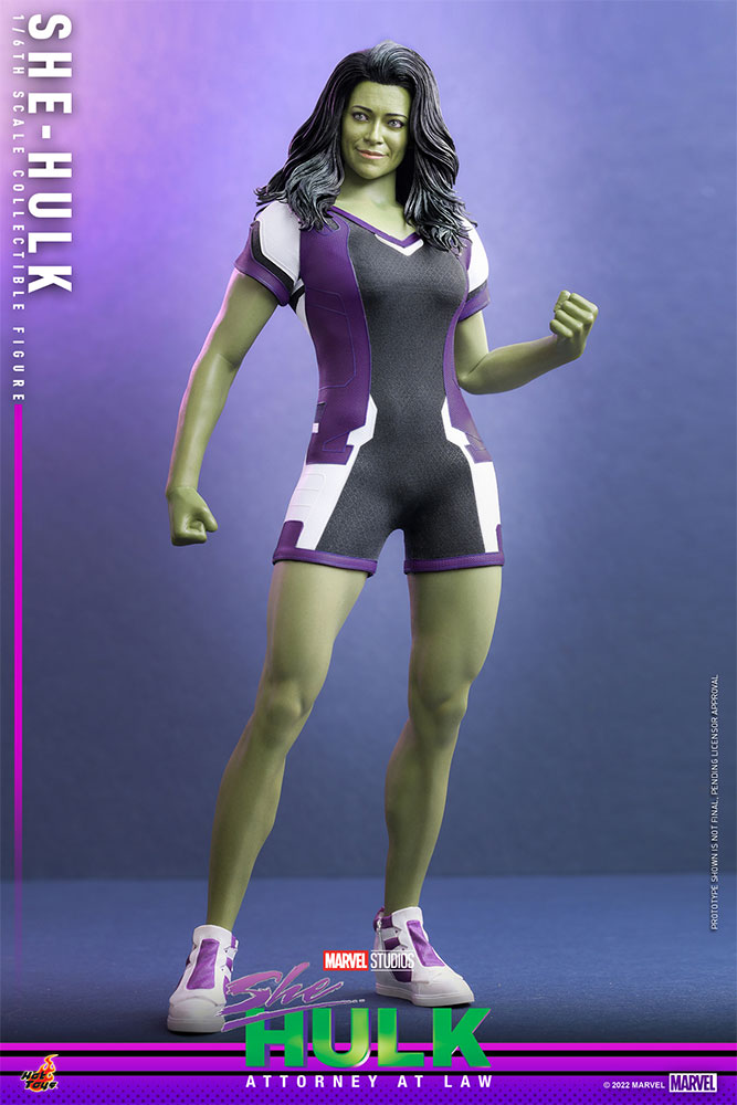 HOT TOYS - Marvel - She-Hulk Attorney at Law- She-Hulk 1:6 Action Doll TMS095