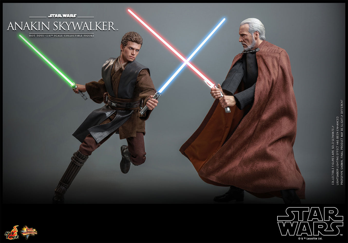 HOT TOYS - Star Wars Attack of The Clones - Anakin Skywalker 1:6 Action Doll