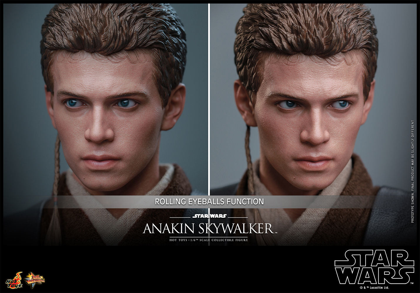 HOT TOYS - Star Wars Attack of The Clones - Anakin Skywalker 1:6 Action Doll