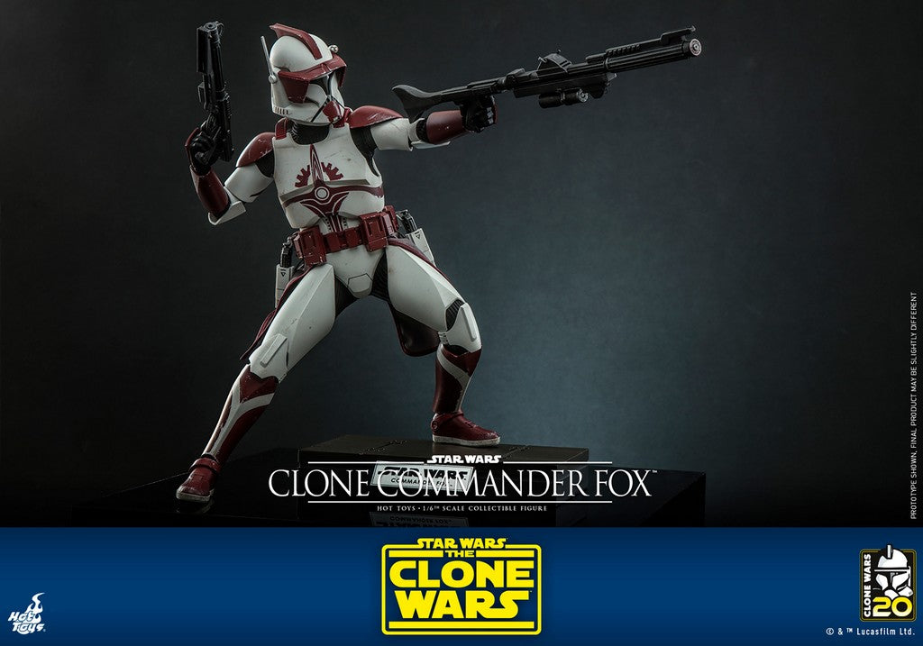 HOT TOYS - Star Wars The Clone Wars - Clone Commander Fox 1:6 Action Doll