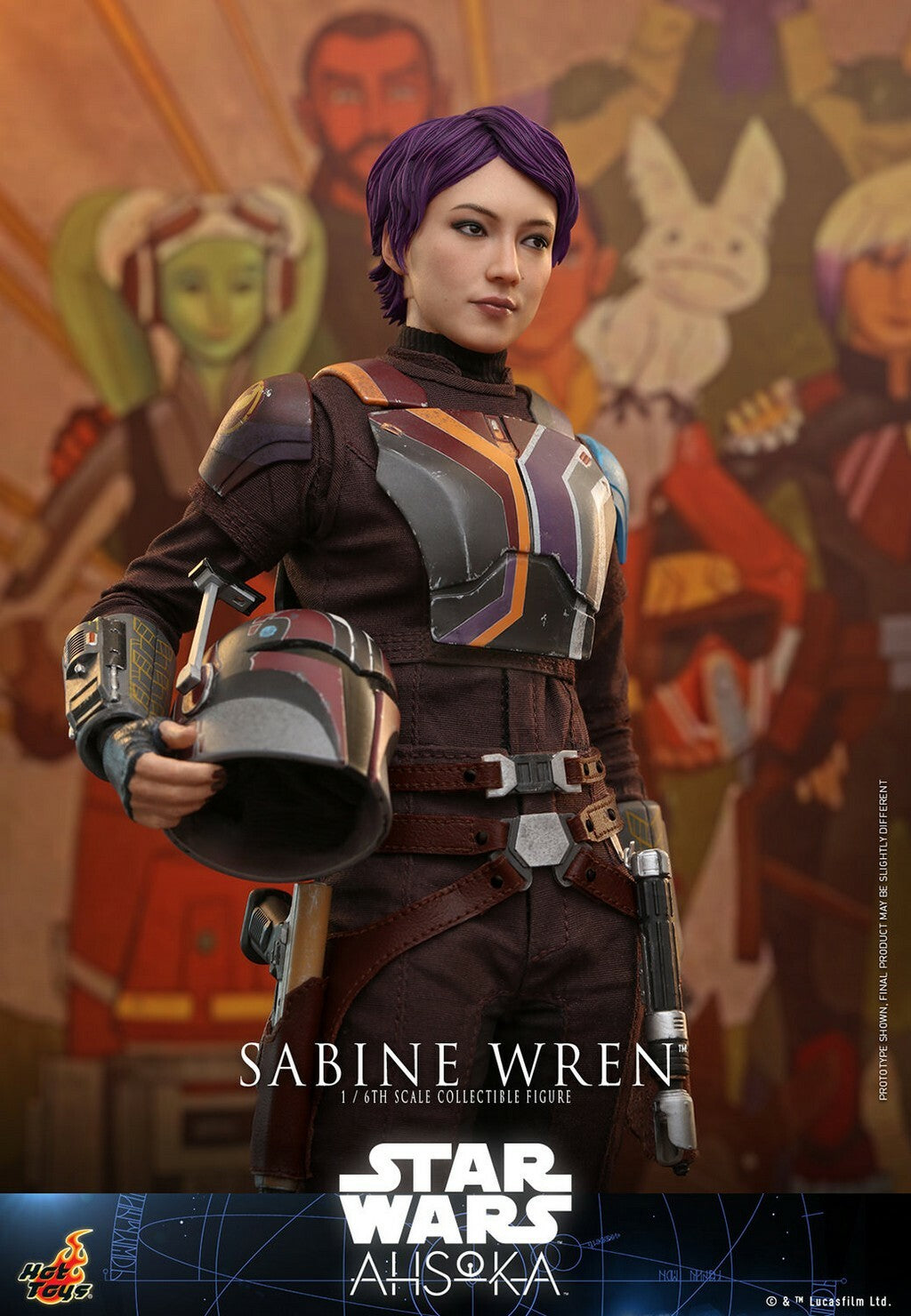 HOT TOYS - Star Wars Ahsoka - Sabine Ren 1:6 Action Doll