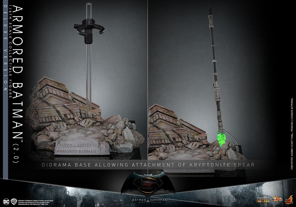 HOT TOYS - DC Comics: Batman v Superman Dawn of Justice - Armored Batman 2.0 Deluxe Version