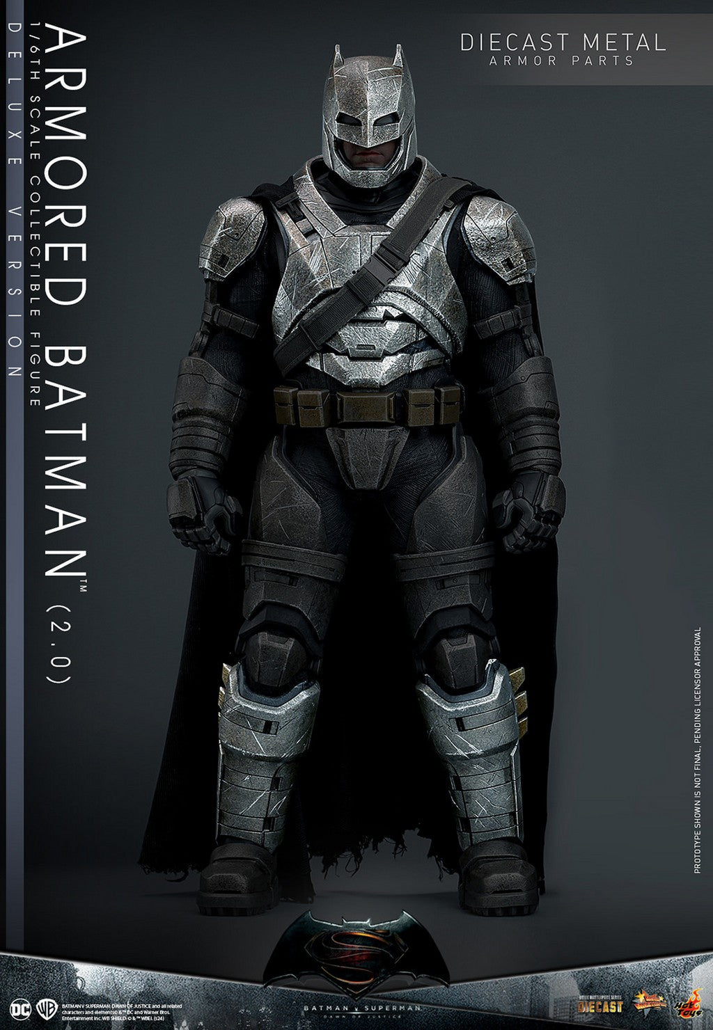 HOT TOYS - DC Comics: Batman v Superman Dawn of Justice - Armored Batman 2.0 Deluxe Version