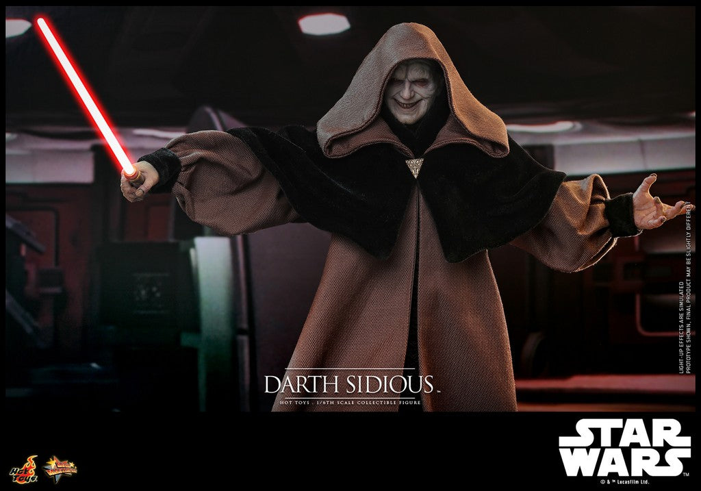 HOT TOYS - Star Wars: Dark Sidious 1:6 Scale Figure