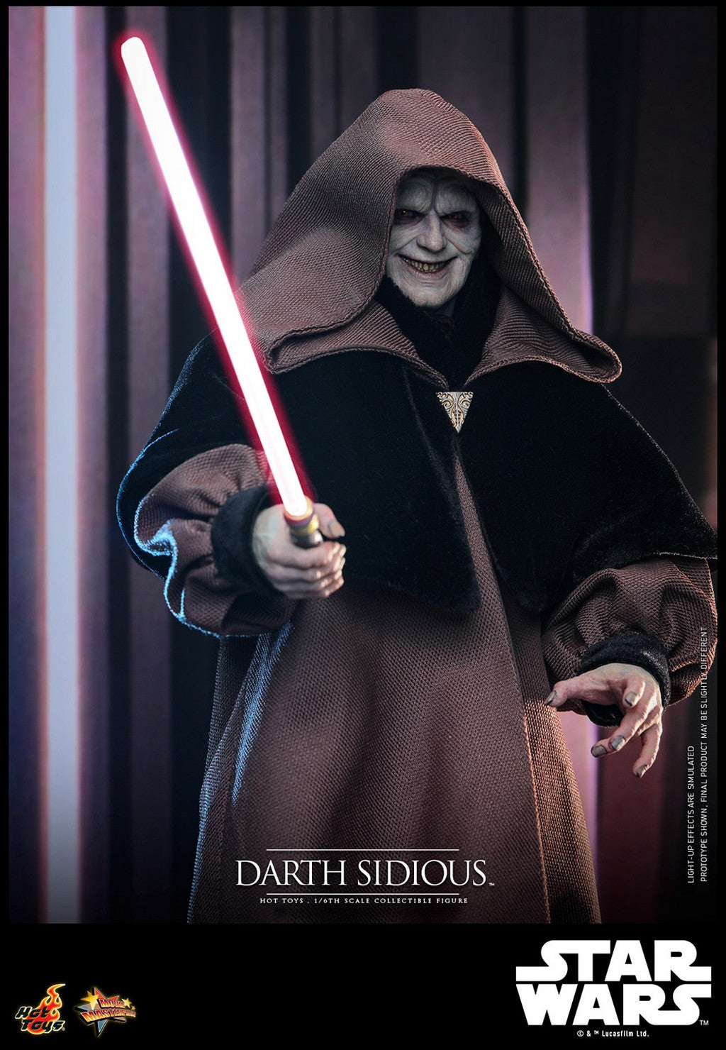 HOT TOYS - Star Wars: Dark Sidious 1:6 Scale Figure