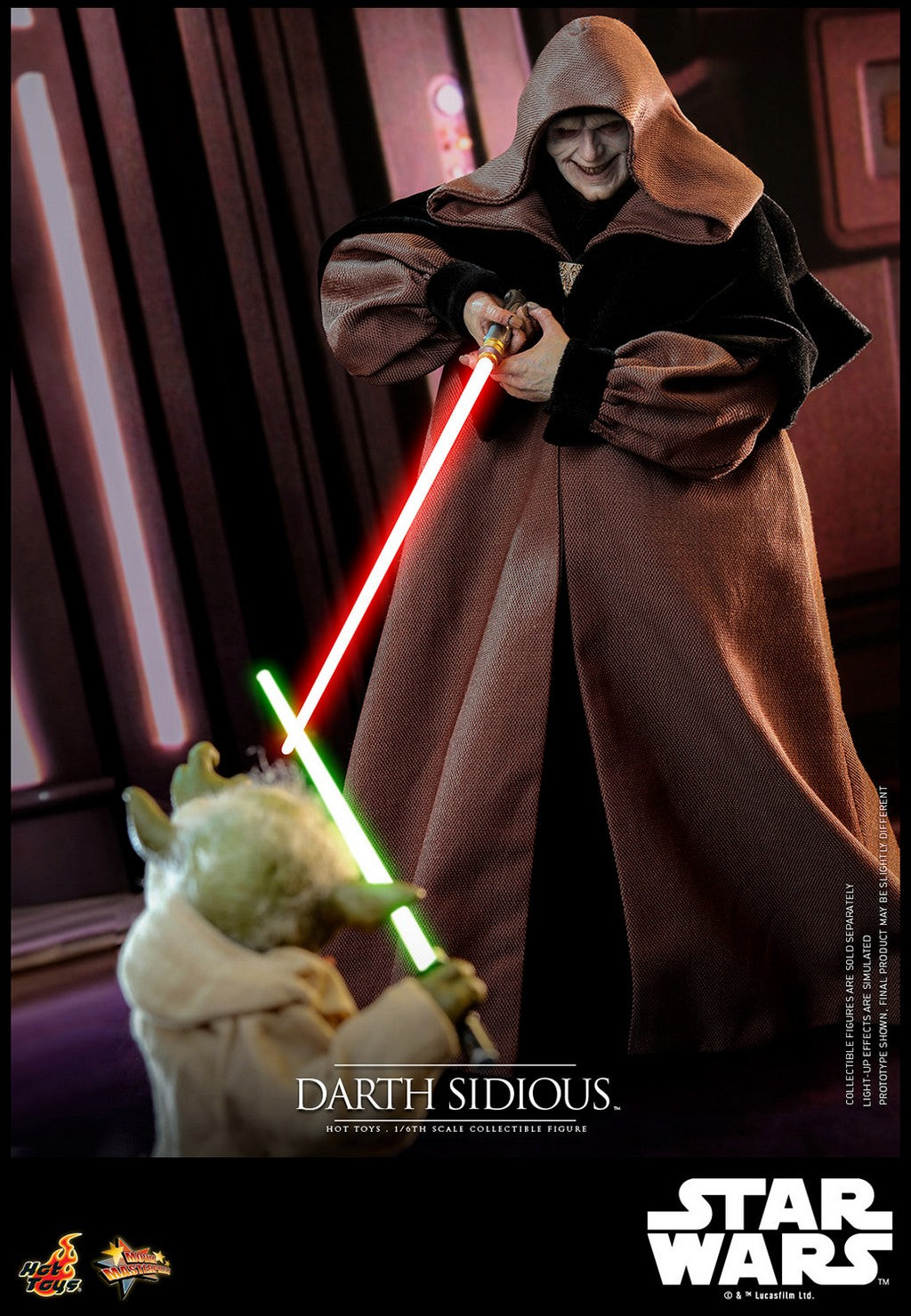 HOT TOYS - Star Wars: Dark Sidious 1:6 Scale Figure