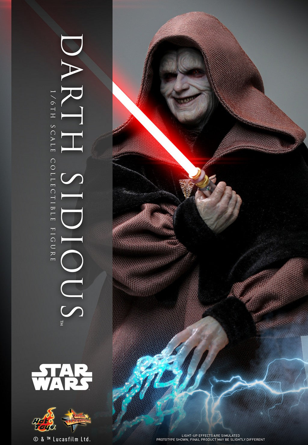 HOT TOYS - Star Wars: Dark Sidious 1:6 Scale Figure