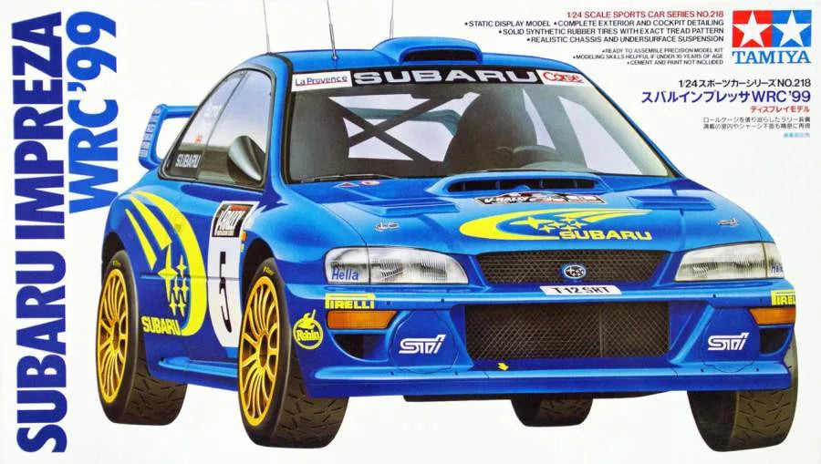 TAMIYA MODEL KIT - SUBARU IMPREZA WRC 1999  1/24