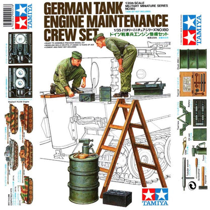 TAMIYA - German Tank Engine Maintenace Crew Set  1/35