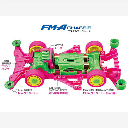 TAMIYA - mini4WD K4 Tasche Vivid Special Pink/Green (FM-A)  1/32